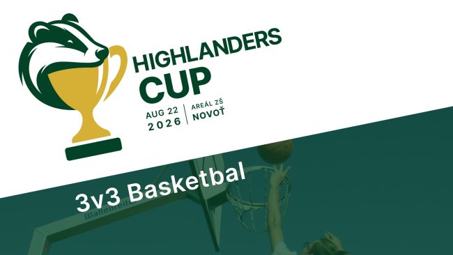Basketbalový 3v3 turnaj Highlanders CUP 2026 | Športový klub Highlanders